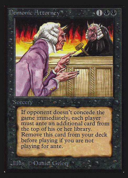 Demonic Attorney (Collectors' Edition #103)