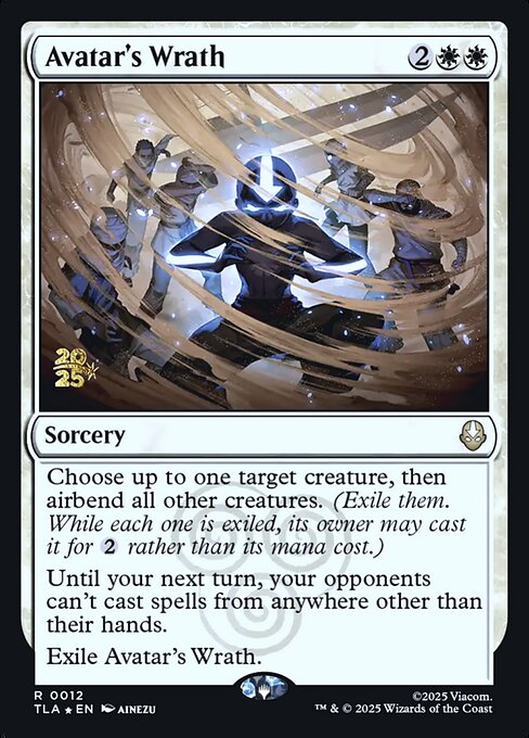 Avatar's Wrath magic the gathering card art