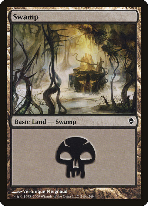 Swamp (Zendikar #240a)