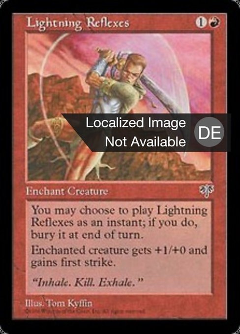 Lightning Reflexes (Mirage #186)