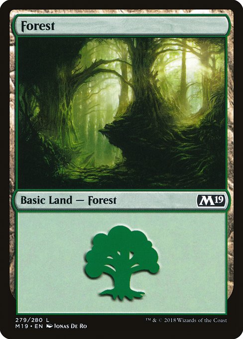 Forest (Core Set 2019 #279)