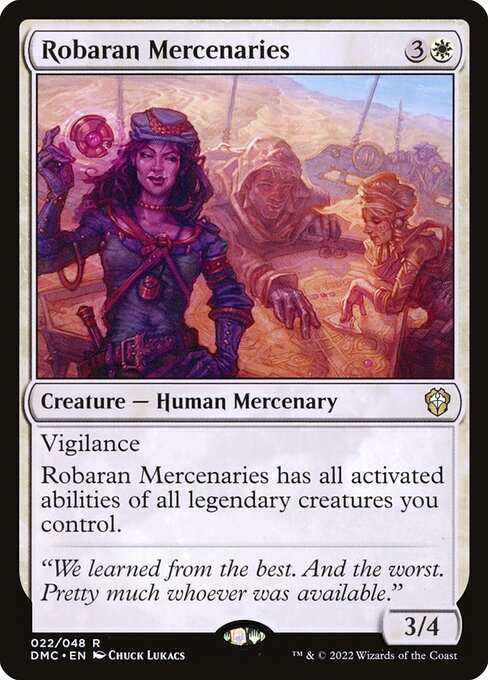 Robaran Mercenaries (Dominaria United Commander #22)