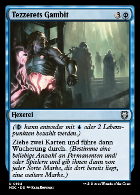 Tezzeret's Gambit (Modern Horizons 3 Commander #194)