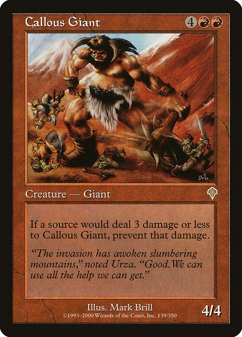 Callous Giant (Invasion #139)