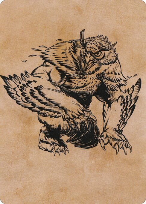 Owlbear // Owlbear (Adventures in the Forgotten Realms Art Series #76)