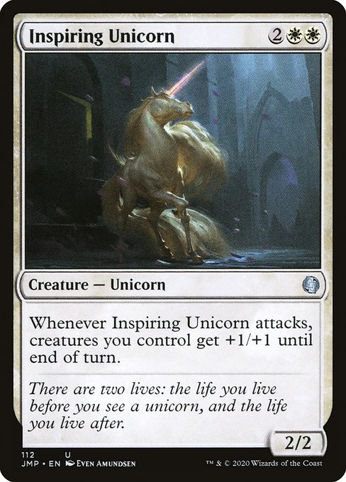 Inspiring Unicorn (Jumpstart #112)