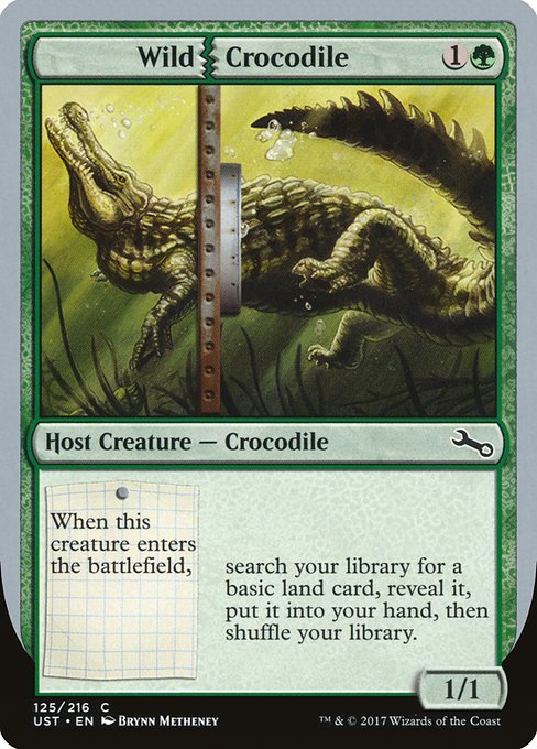 Wild Crocodile card image