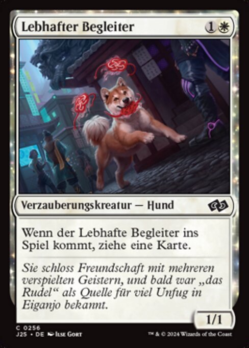 Lebhafter Begleiter