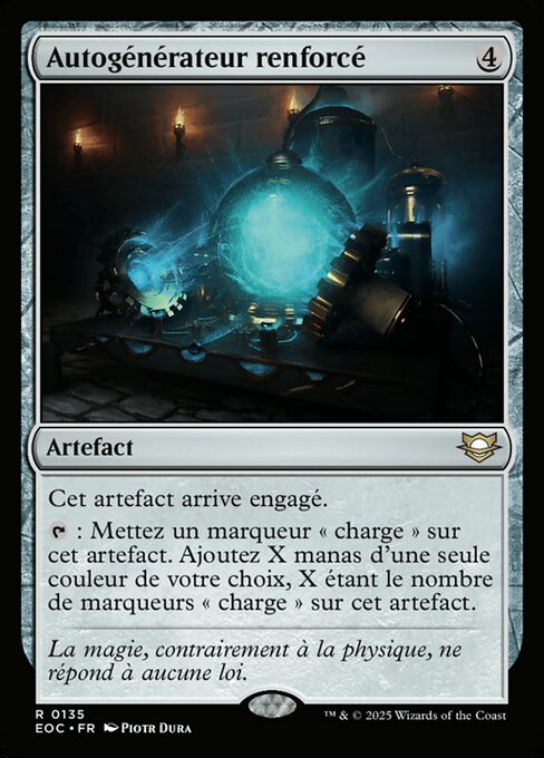 Autogénérateur renforcé