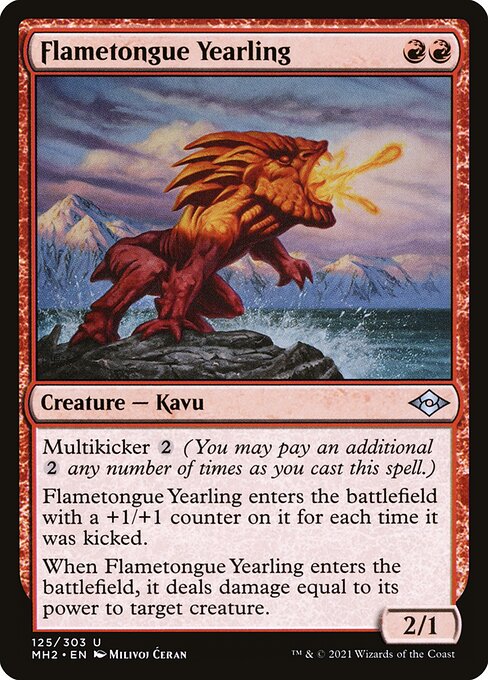 Flametongue Yearling (Modern Horizons 2 #125)