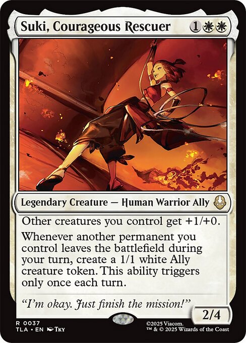 Suki, Courageous Rescuer magic the gathering card art