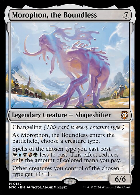 Morophon, the Boundless (Modern Horizons 3 Commander #157)