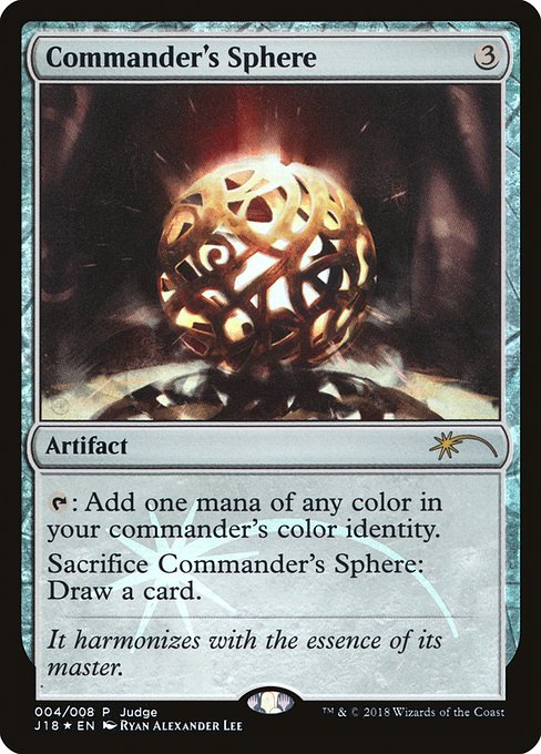 Commander's Sphere (Judge Gift Cards 2018 #4)