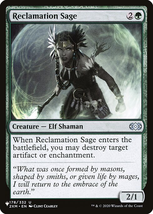 Reclamation Sage (The List)