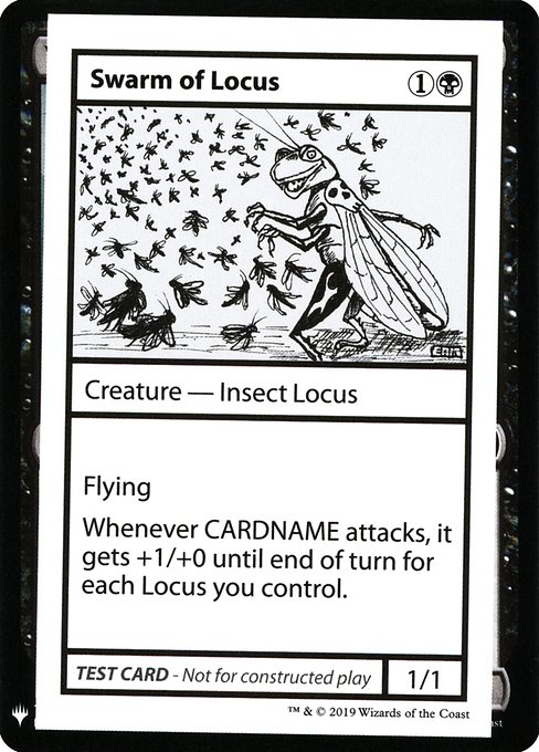Swarm of Locus (Mystery Booster Playtest Cards 2019 #48)