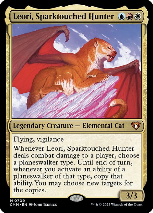 Leori, Sparktouched Hunter (Commander Masters #709)