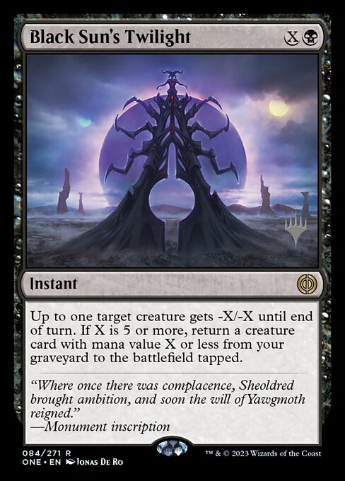 Black Sun's Twilight (Promo Pack: Phyrexia: All Will Be One)