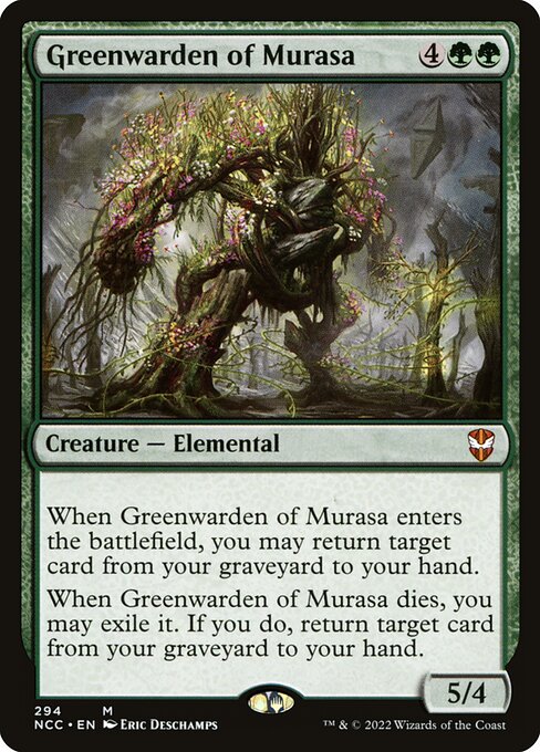 Greenwarden of Murasa (New Capenna Commander #294)