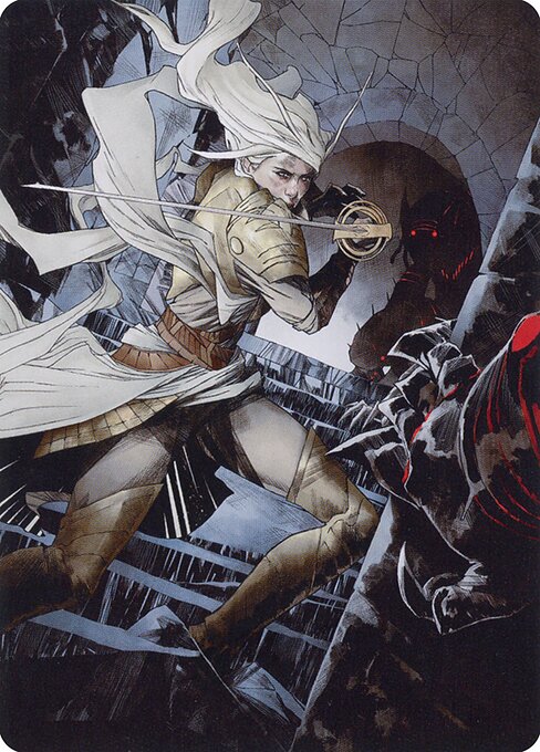 Thalia, Guardian of Thraben // Thalia, Guardian of Thraben (March of the Machine Art Series #67)