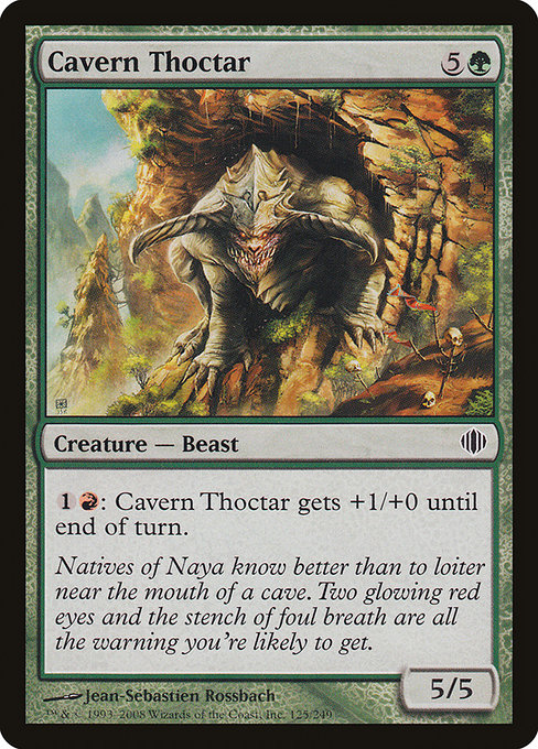 Cavern Thoctar card image