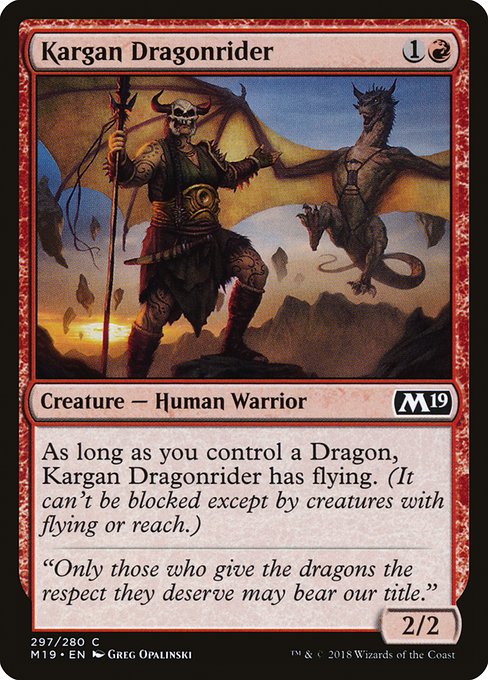Cavalier-dragon kargan|Kargan Dragonrider