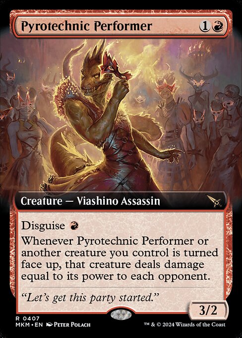 Pyrotechnic Performer (Extended Art)