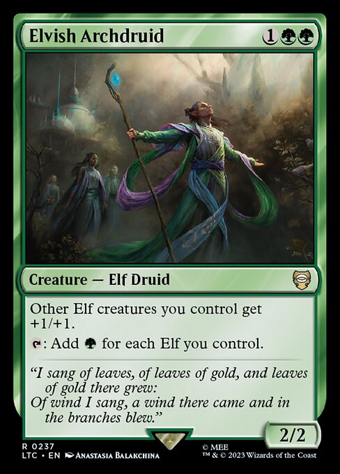 Elvish Archdruid (Tales of Middle-earth Commander #237)