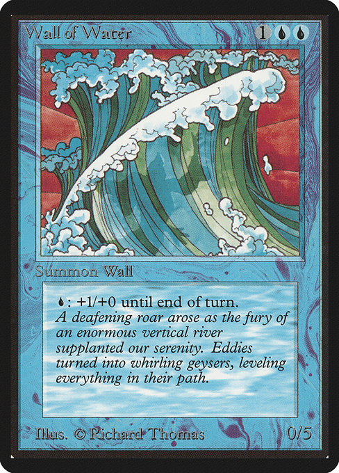 Wall of Water (Limited Edition Beta #91)