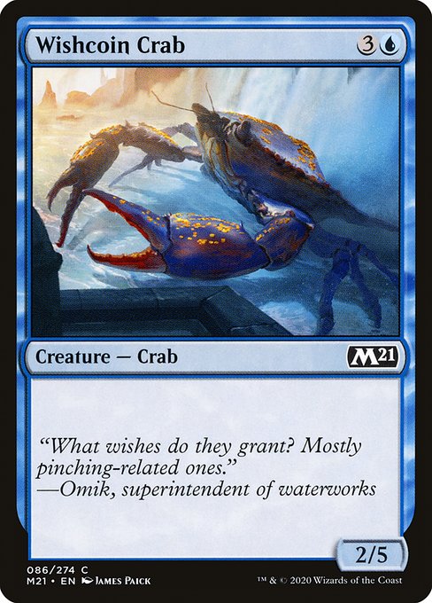 Wishcoin Crab (Core Set 2021 #86)