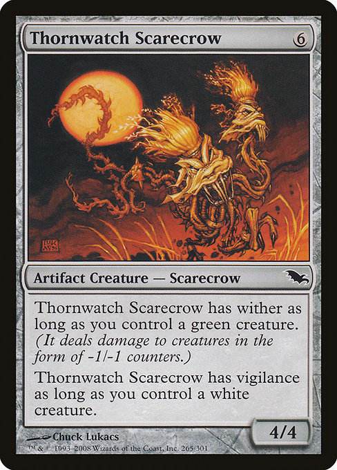 Thornwatch Scarecrow (Shadowmoor #265)
