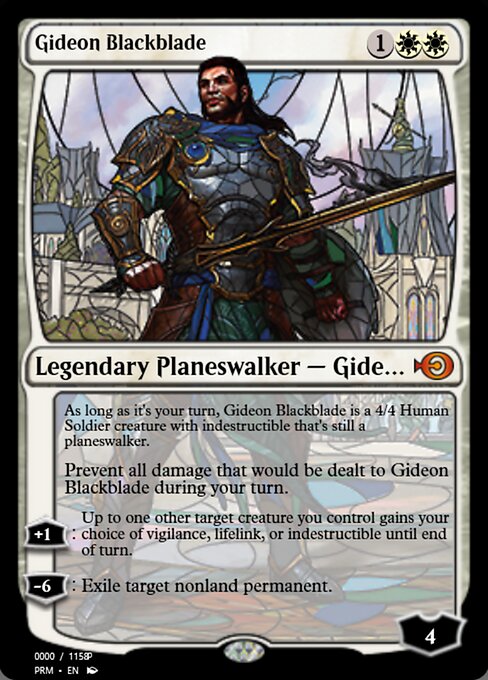 Gideon Blackblade (Magic Online Promos #78019)