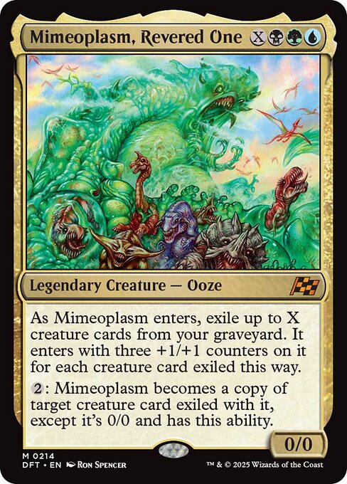 Mimeoplasm, Revered One card