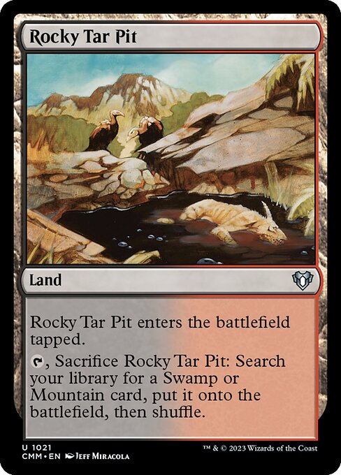 Rocky Tar Pit (Commander Masters #1021)