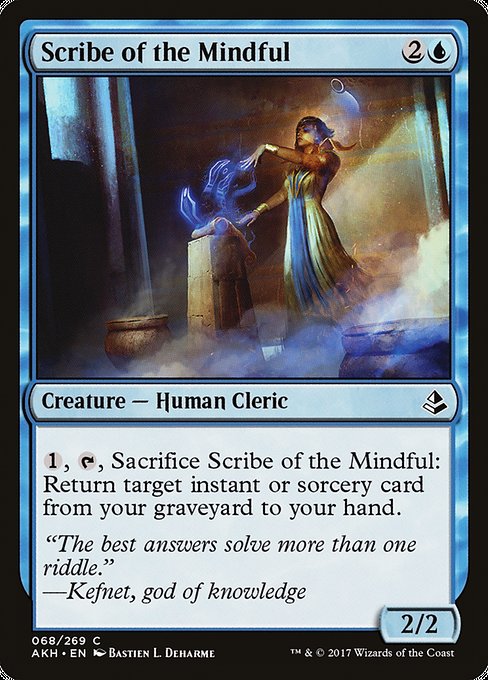 Scribe of the Mindful card image