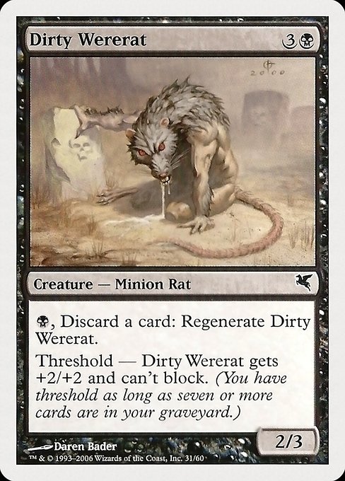 Sale rat-garou|Dirty Wererat