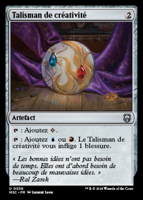 Talisman de créativité