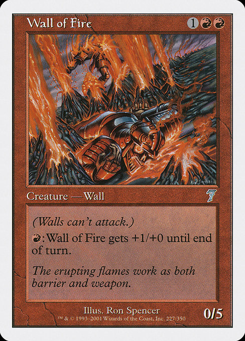 Wall of Fire (Seventh Edition #227)