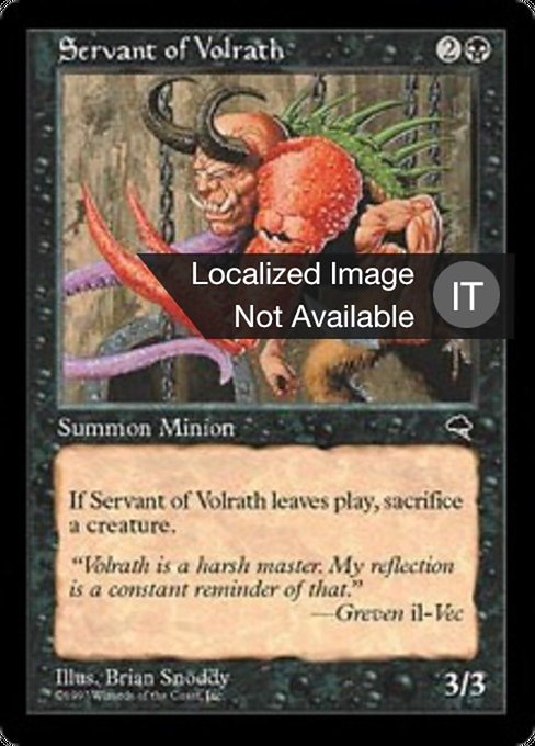 Servant of Volrath (Tempest #156)