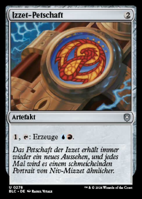 Izzet Signet (Bloomburrow Commander #278)