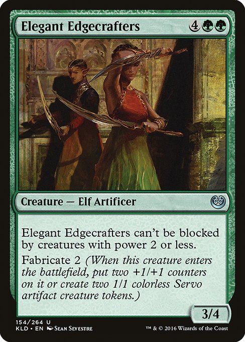 Elegant Edgecrafters (Kaladesh #154)