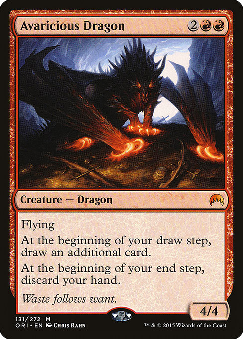 Avaricious Dragon card image