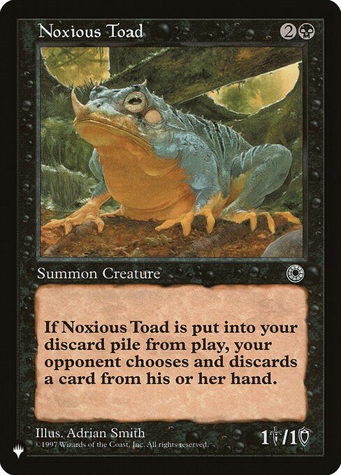 Noxious Toad (The List #676)