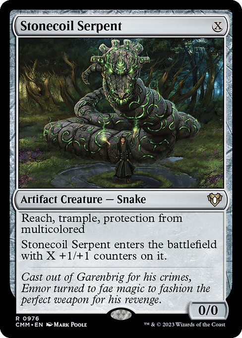 Stonecoil Serpent (Commander Masters #976)