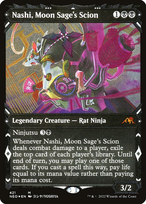 Nashi, Moon Sage's Scion (Kamigawa: Neon Dynasty #421)