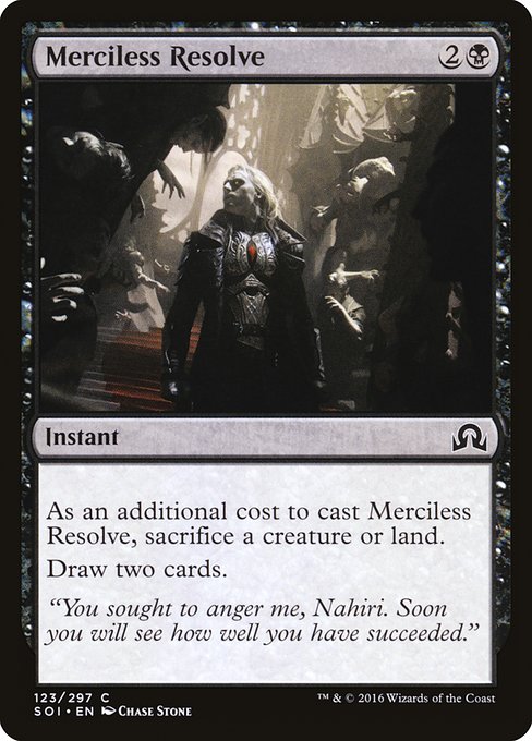 Merciless Resolve (Shadows over Innistrad #123)