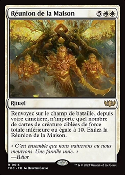 Reunion of the House