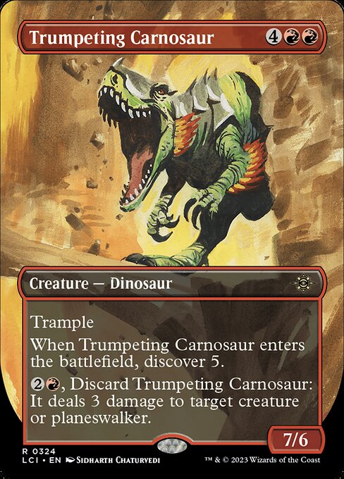 Carnosaure barrissant|Trumpeting Carnosaur