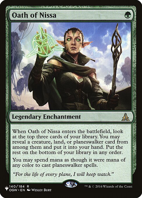 Serment de Nissa (The List)