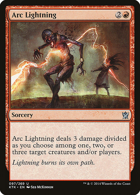 Arc Lightning (Khans of Tarkir #97)