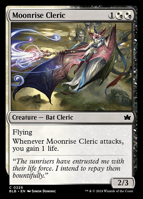 Moonrise Cleric (Bloomburrow #226)